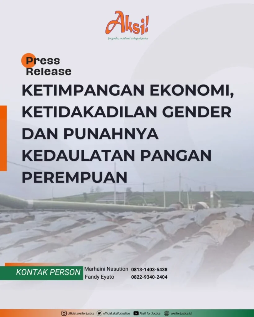Ketimpangan Ekonomi, Ketidakadilan Gender dan Punahnya Kedaulatan Pangan Perempuan
