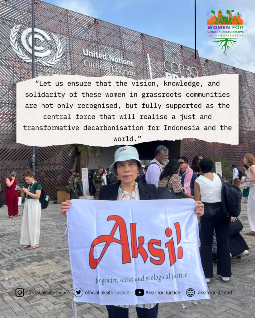 Community Women’s Leadership for Decarbonisation